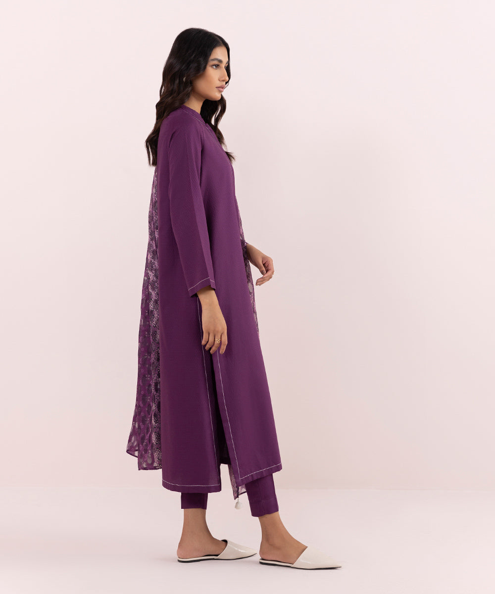 Sapphire - 3 Piece - Solid Dobby Suit