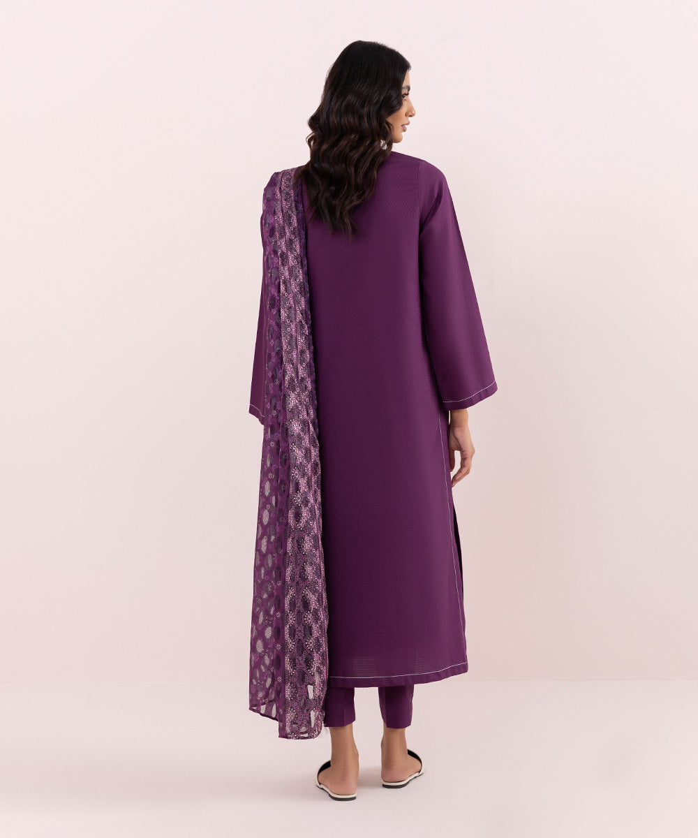 Sapphire - 3 Piece - Solid Dobby Suit