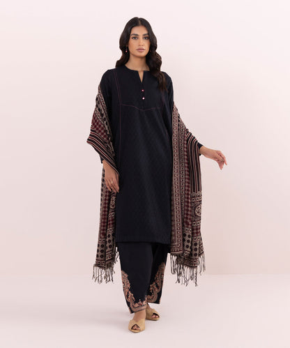 Sapphire - 2 Piece - Solid Jacquard Suit