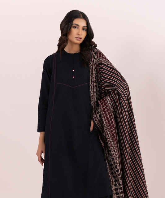 Sapphire - 2 Piece - Solid Jacquard Suit