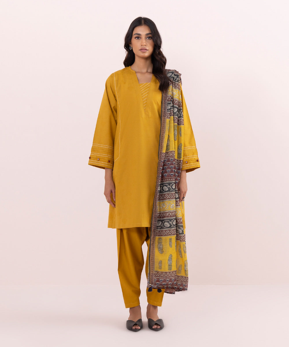 Sapphire - 3 Piece - Solid Jacquard Suit