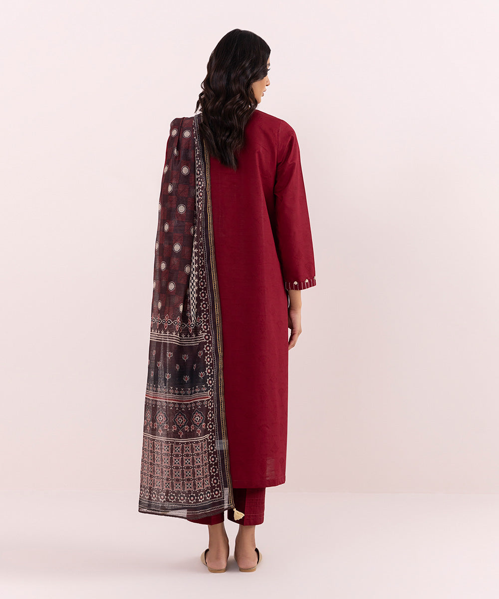 Sapphire - 3 Piece - Solid Jacquard Suit