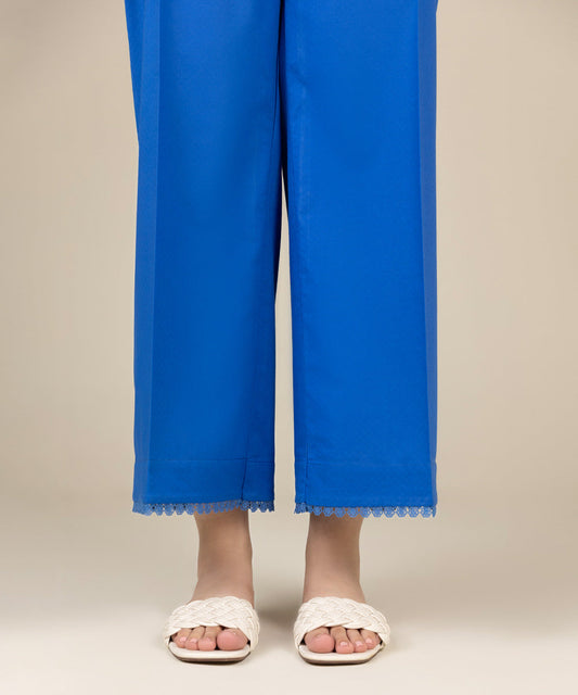 Sapphire - Dobby Culottes with Lace Detail