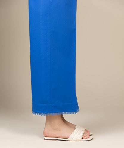Sapphire - Dobby Culottes with Lace Detail