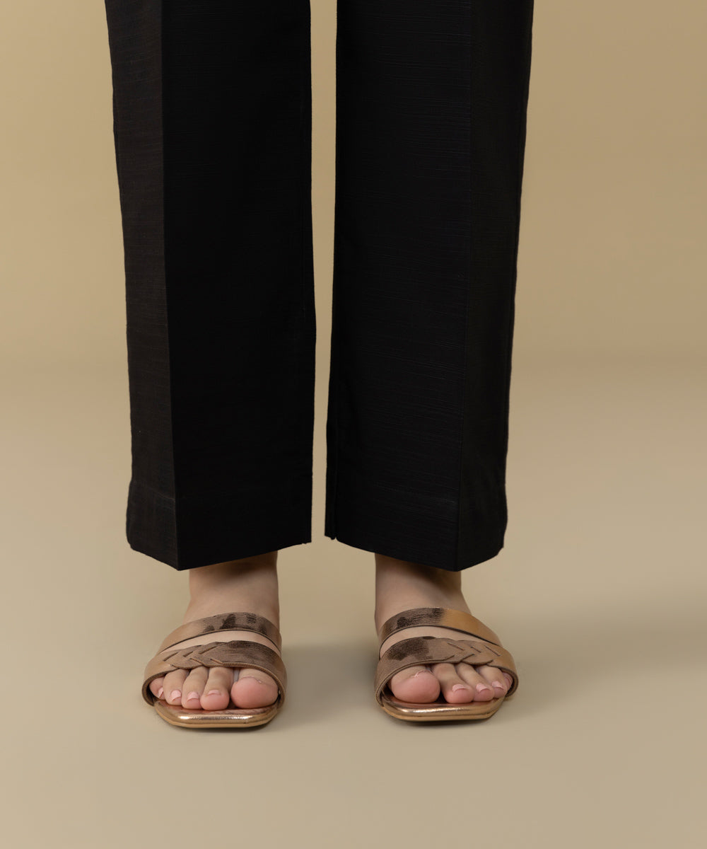Sapphire - Khaddar Straight Pants