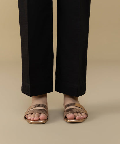 Sapphire - Khaddar Straight Pants