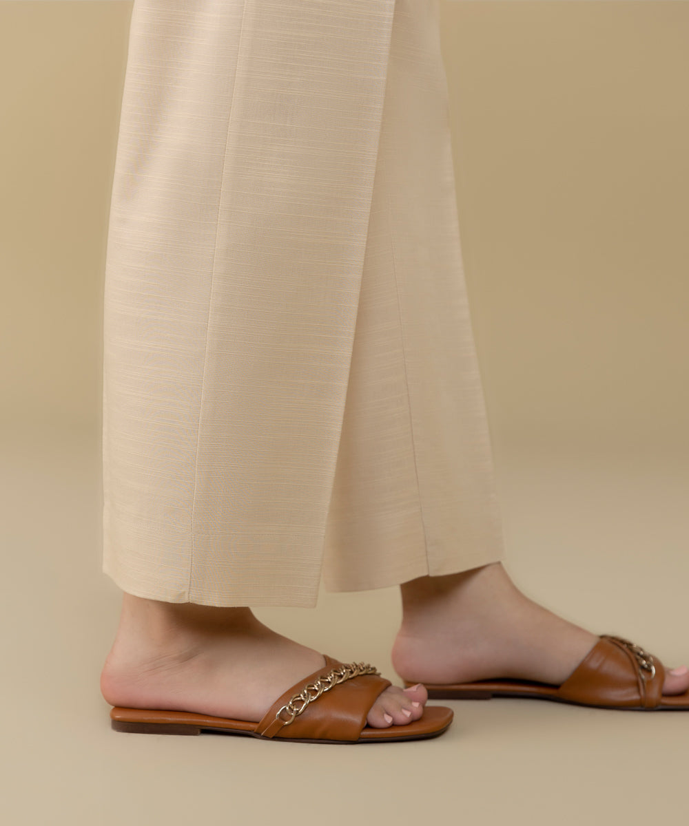 Sapphire - Khaddar Straight Pants