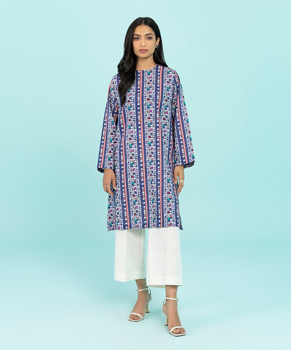 Sapphire - Printed Khaddar Shirt