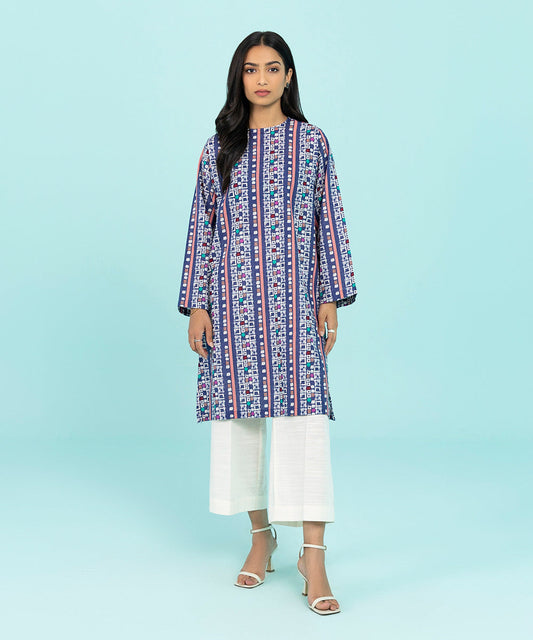 Sapphire - Printed Khaddar Shirt