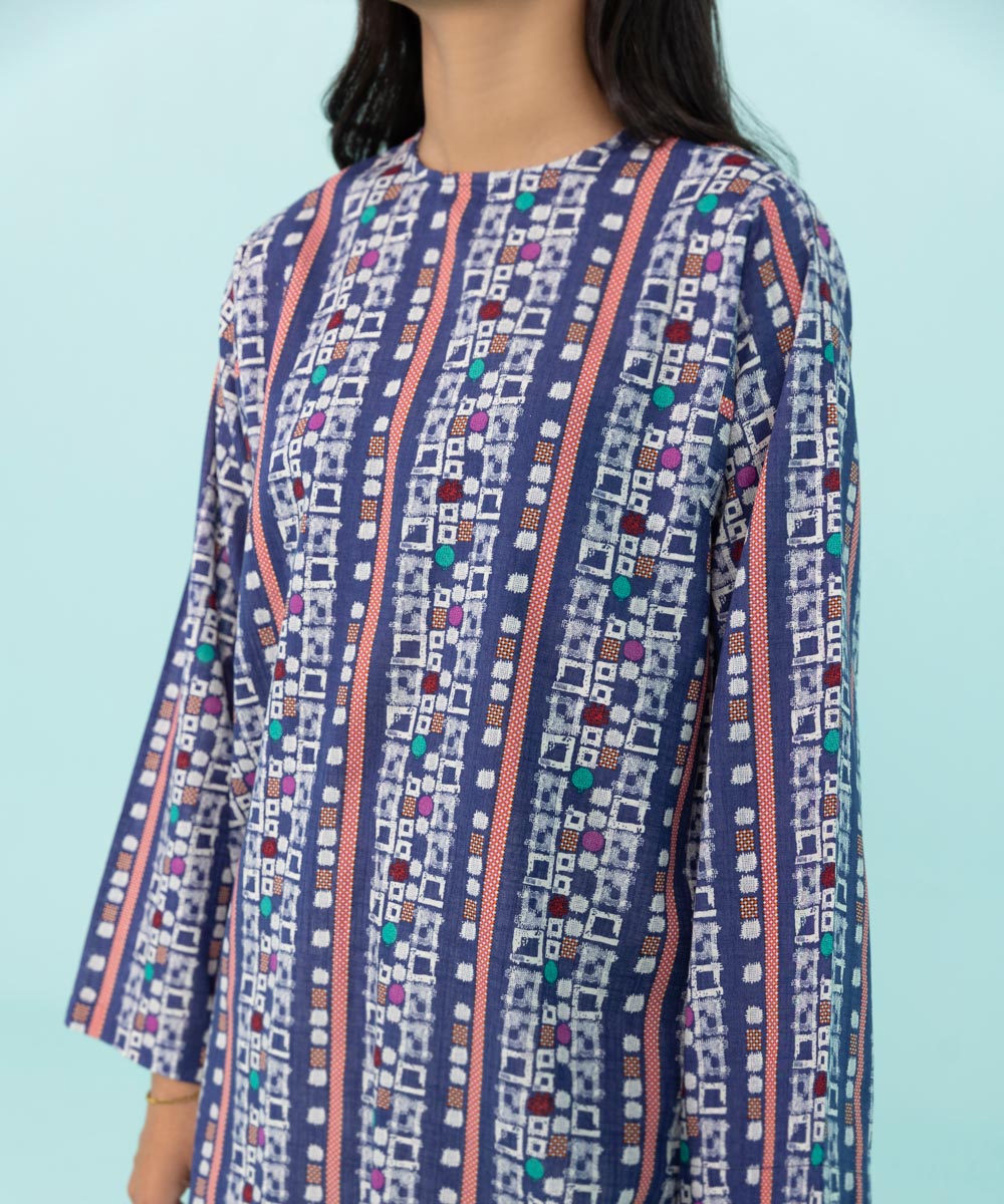 Sapphire - Printed Khaddar Shirt