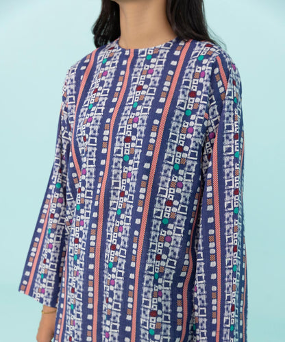 Sapphire - Printed Khaddar Shirt