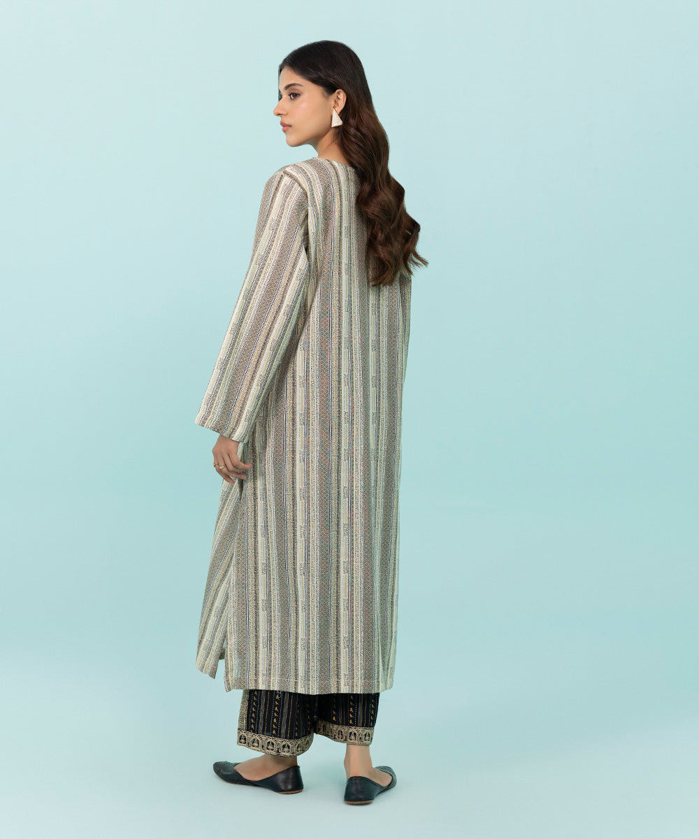 Sapphire - Printed Khaddar Shirt