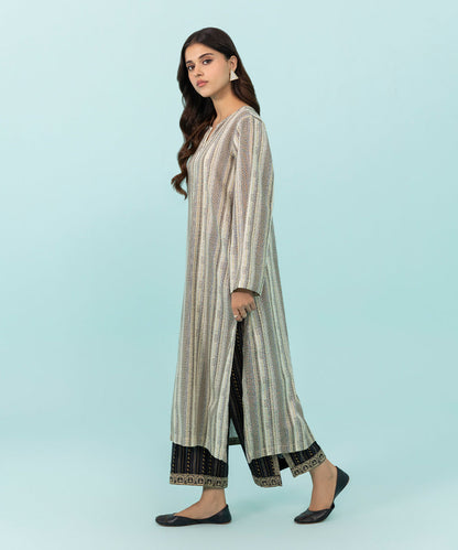 Sapphire - Printed Khaddar Shirt