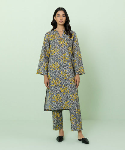 Sapphire - Printed Khaddar Shirt