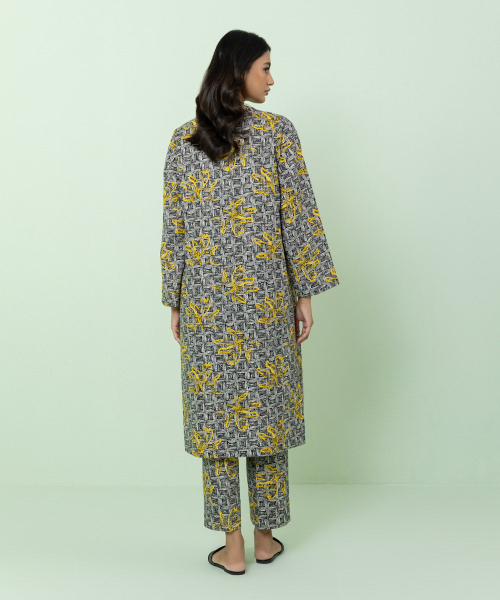 Sapphire - Printed Khaddar Shirt