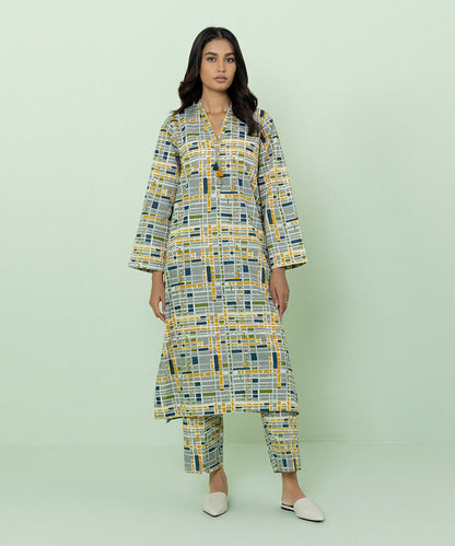 Sapphire - Printed Khaddar Shirt