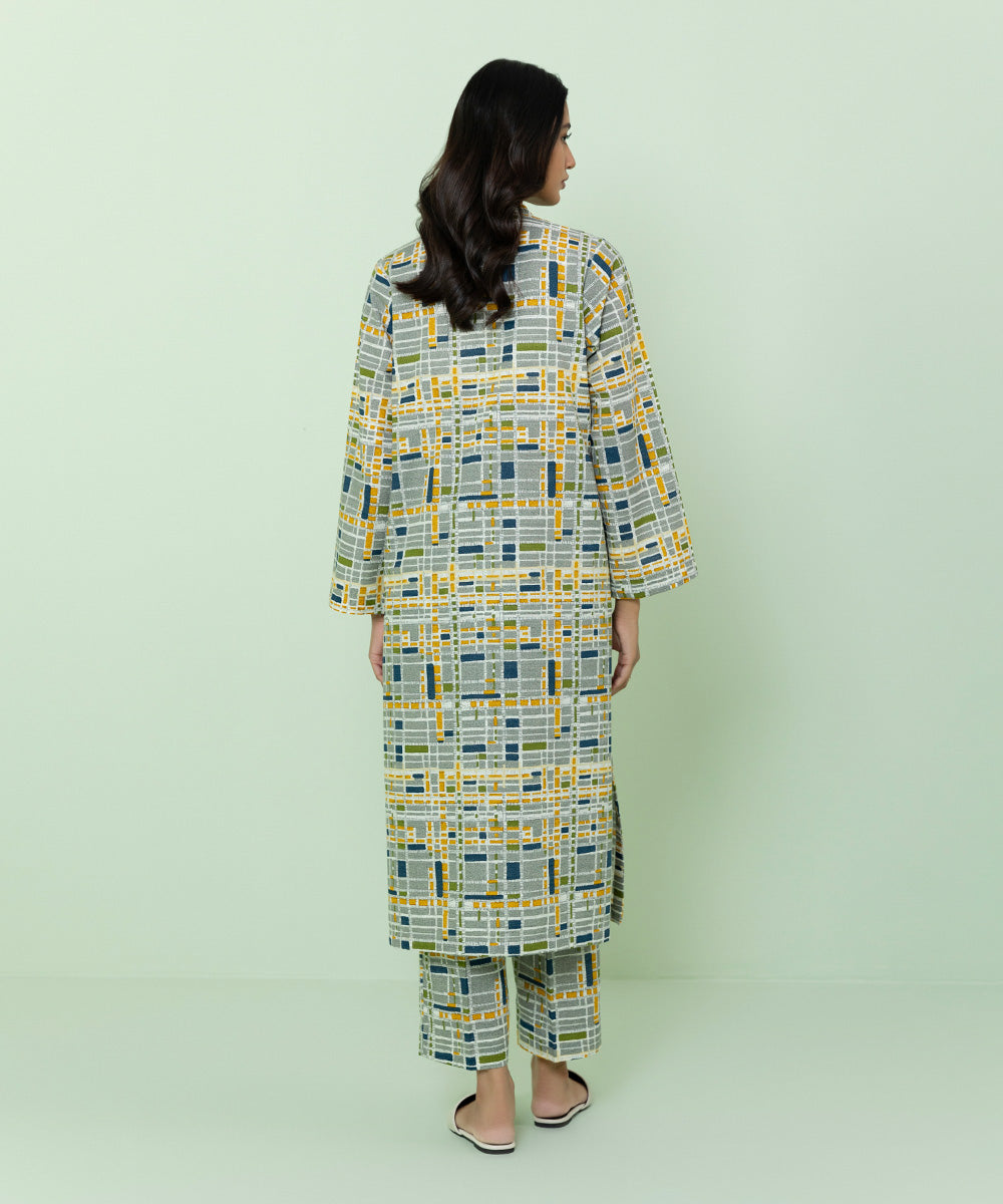 Sapphire - Printed Khaddar Shirt