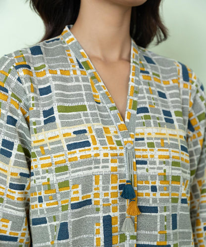 Sapphire - Printed Khaddar Shirt