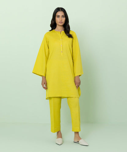 Sapphire - Solid Khaddar Shirt