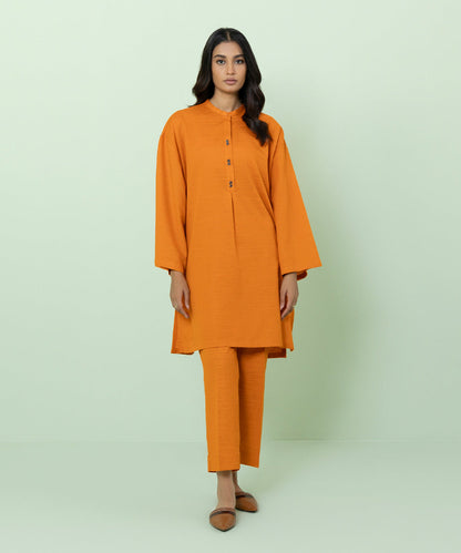 Sapphire - Solid Khaddar Shirt