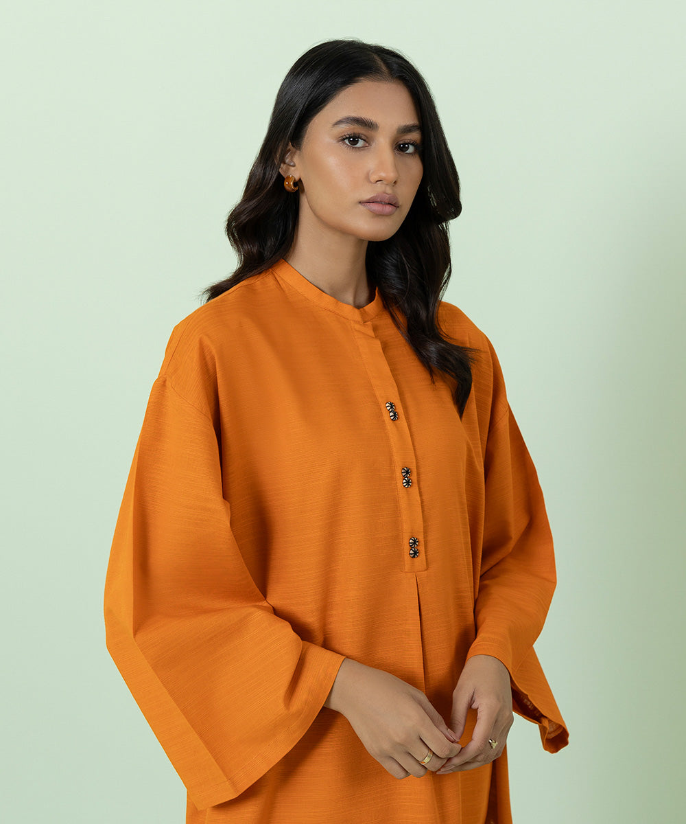 Sapphire - Solid Khaddar Shirt