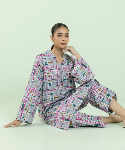 Sapphire - Printed Khaddar Shirt