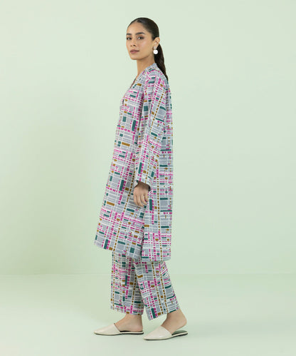 Sapphire - Printed Khaddar Shirt