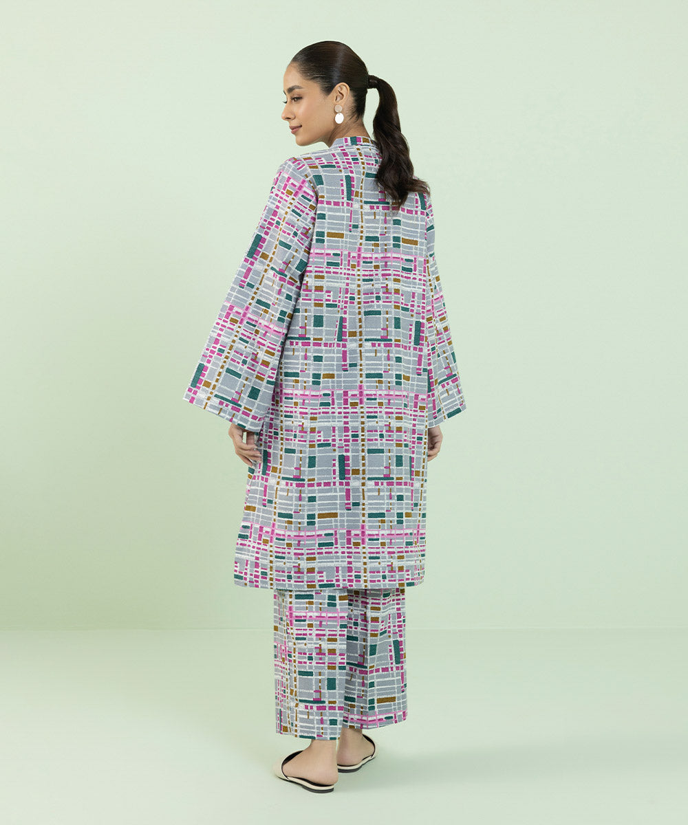 Sapphire - Printed Khaddar Shirt