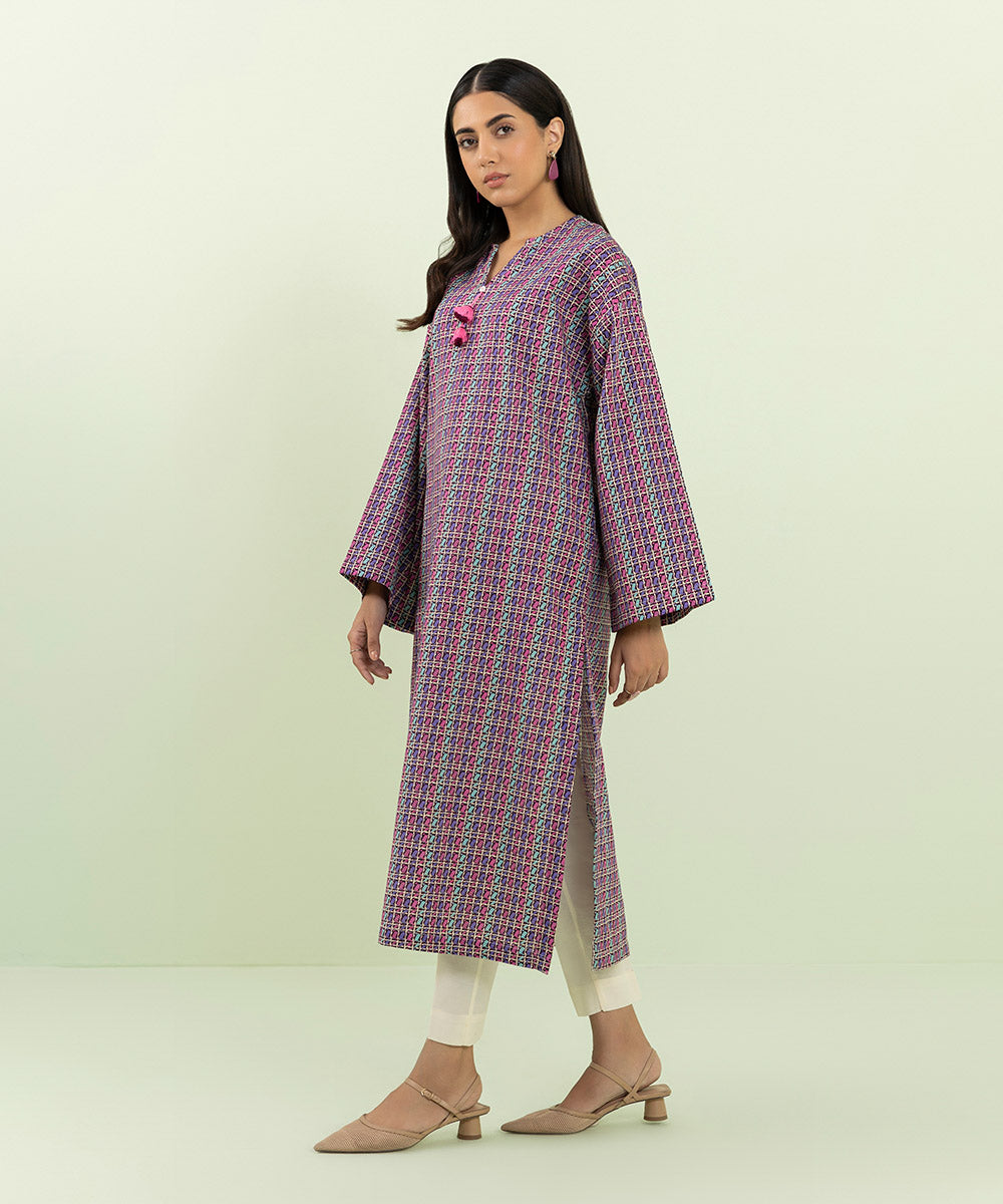 Sapphire - Printed Khaddar Shirt