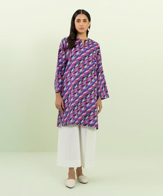 Sapphire - Printed Khaddar Shirt