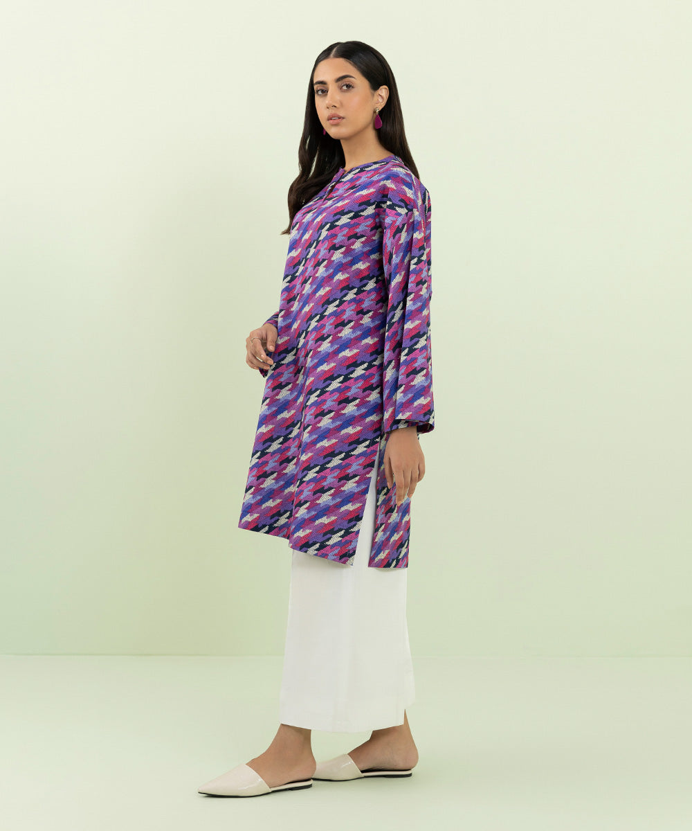 Sapphire - Printed Khaddar Shirt