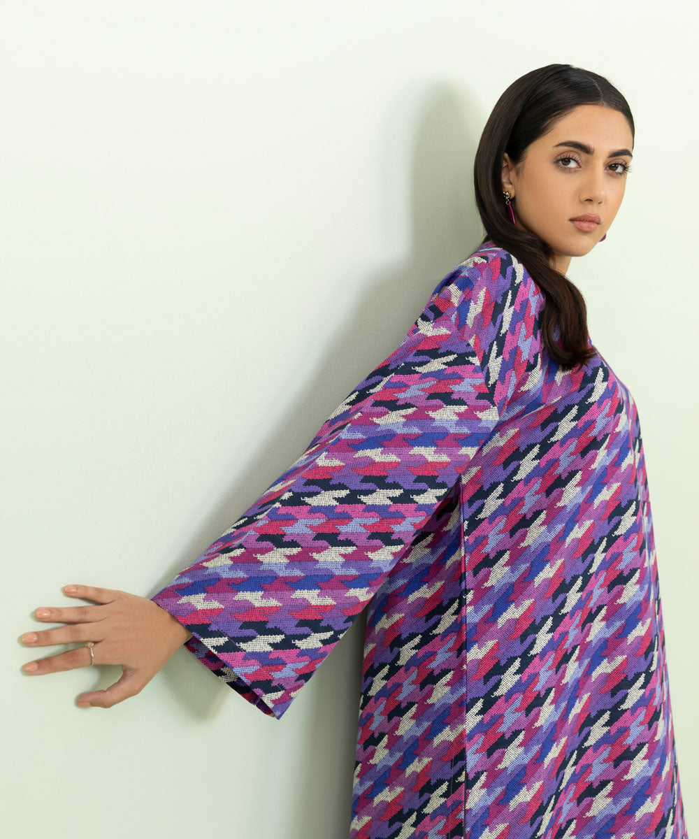 Sapphire - Printed Khaddar Shirt