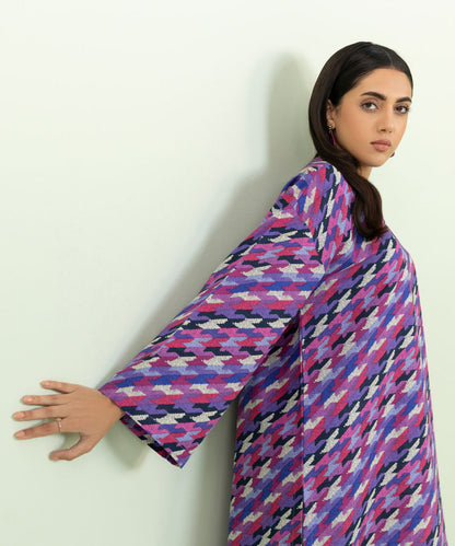 Sapphire - Printed Khaddar Shirt