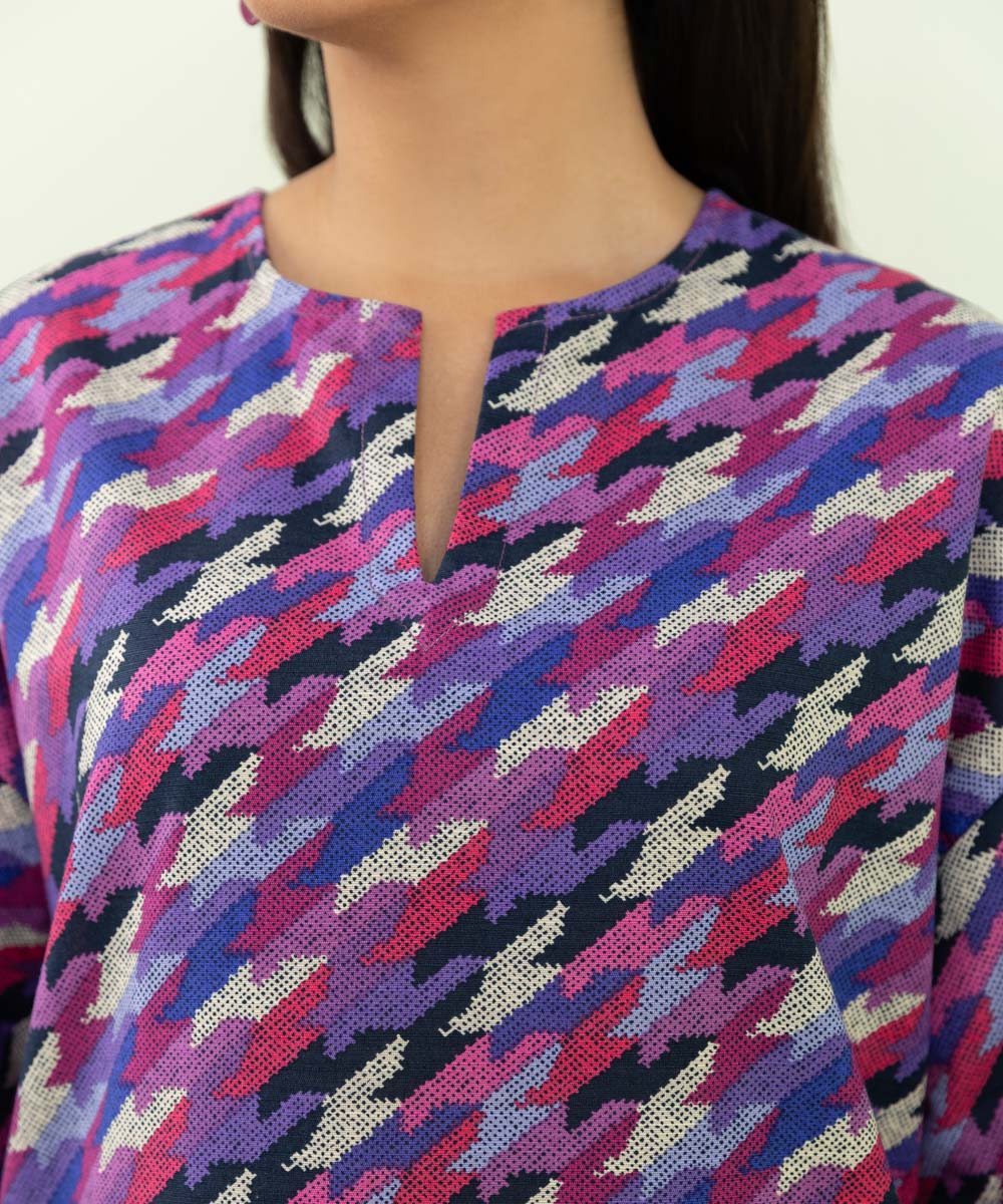 Sapphire - Printed Khaddar Shirt