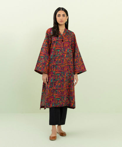 Sapphire - Printed Khaddar Shirt