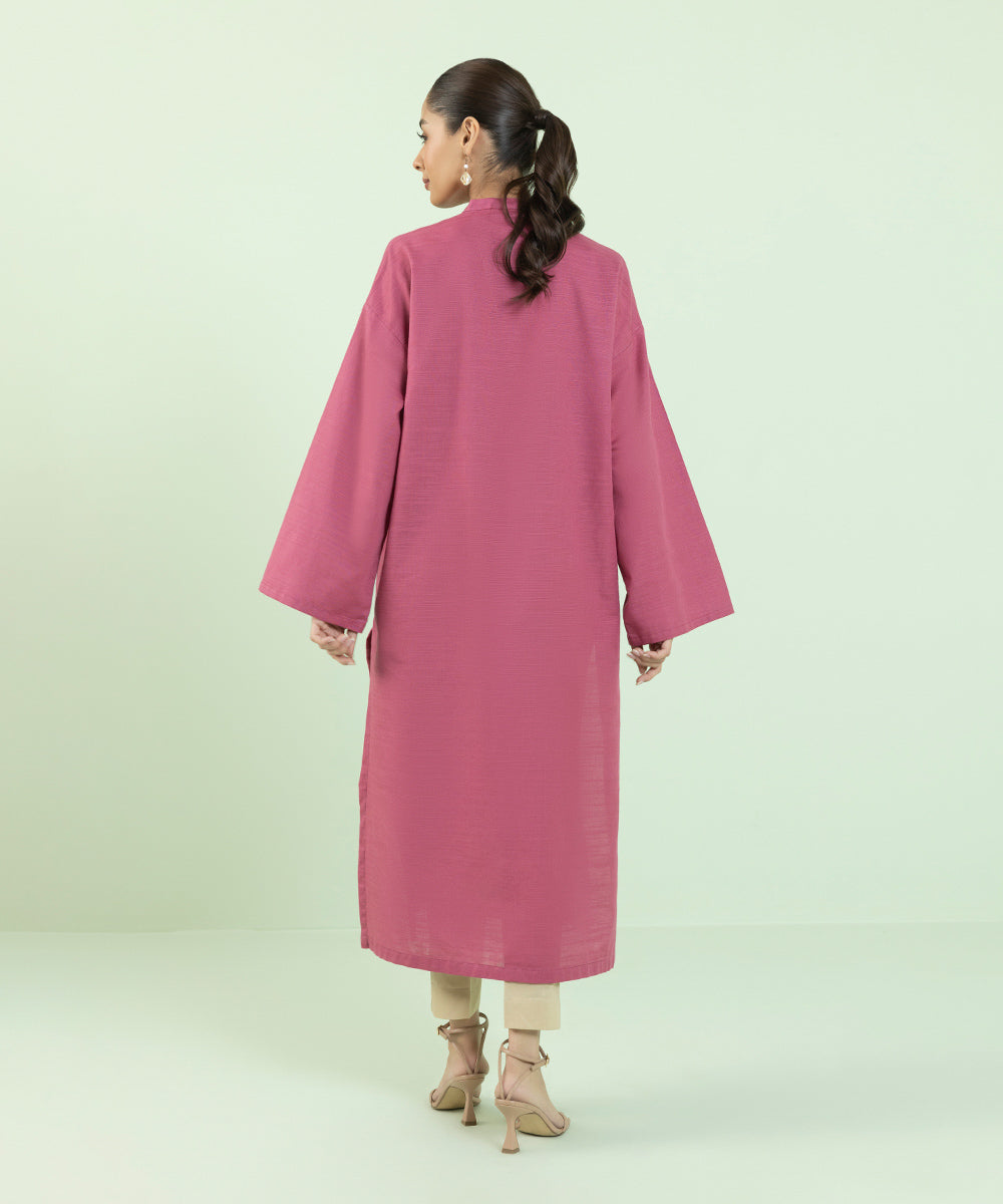 Sapphire - Solid Khaddar Shirt