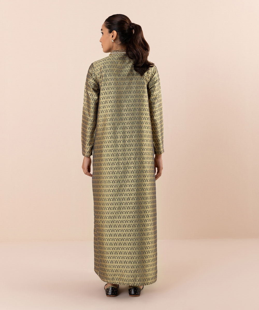 Sapphire - 2 Piece - Embellished Jacquard Suit