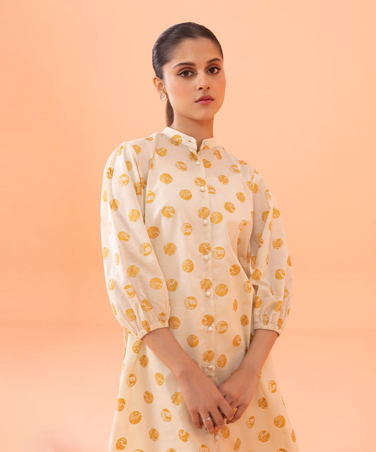 Sapphire - Printed Lawn Shirt