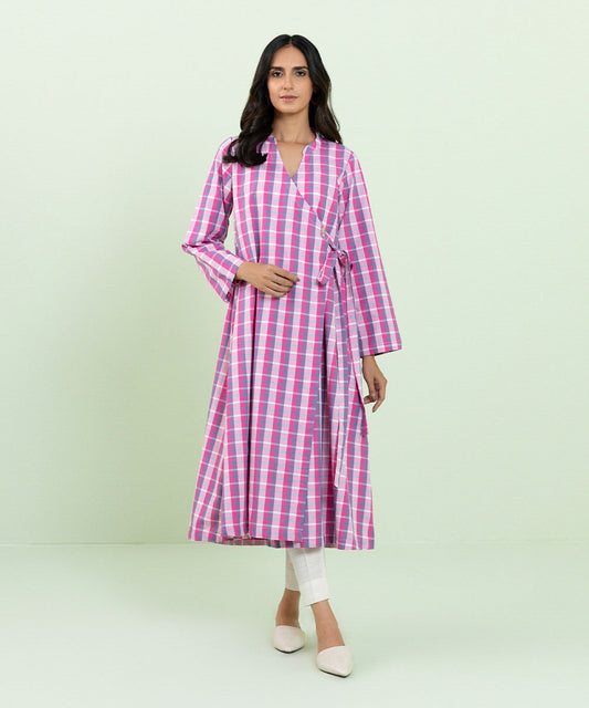 Sapphire - Flared Yarn Dyed Shirt