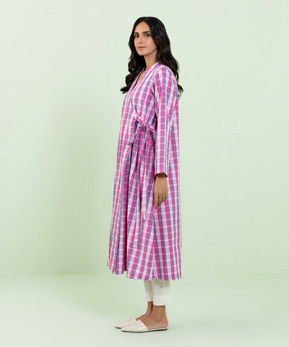 Sapphire - Flared Yarn Dyed Shirt