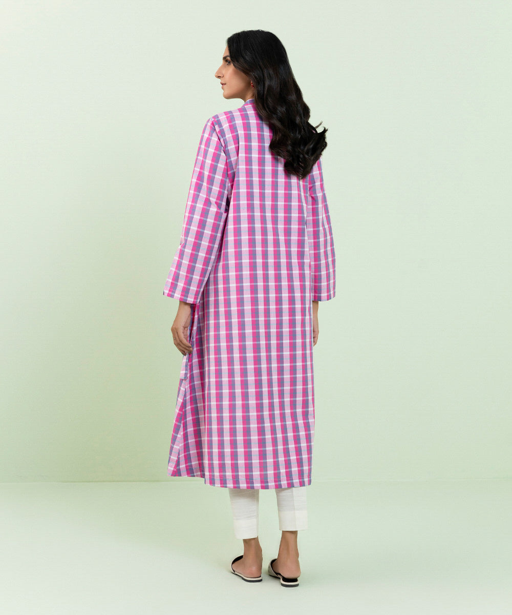 Sapphire - Flared Yarn Dyed Shirt