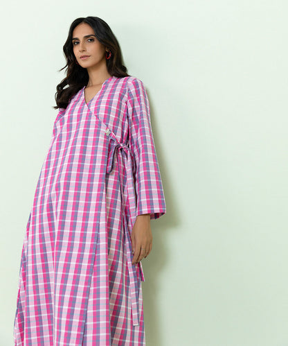 Sapphire - Flared Yarn Dyed Shirt