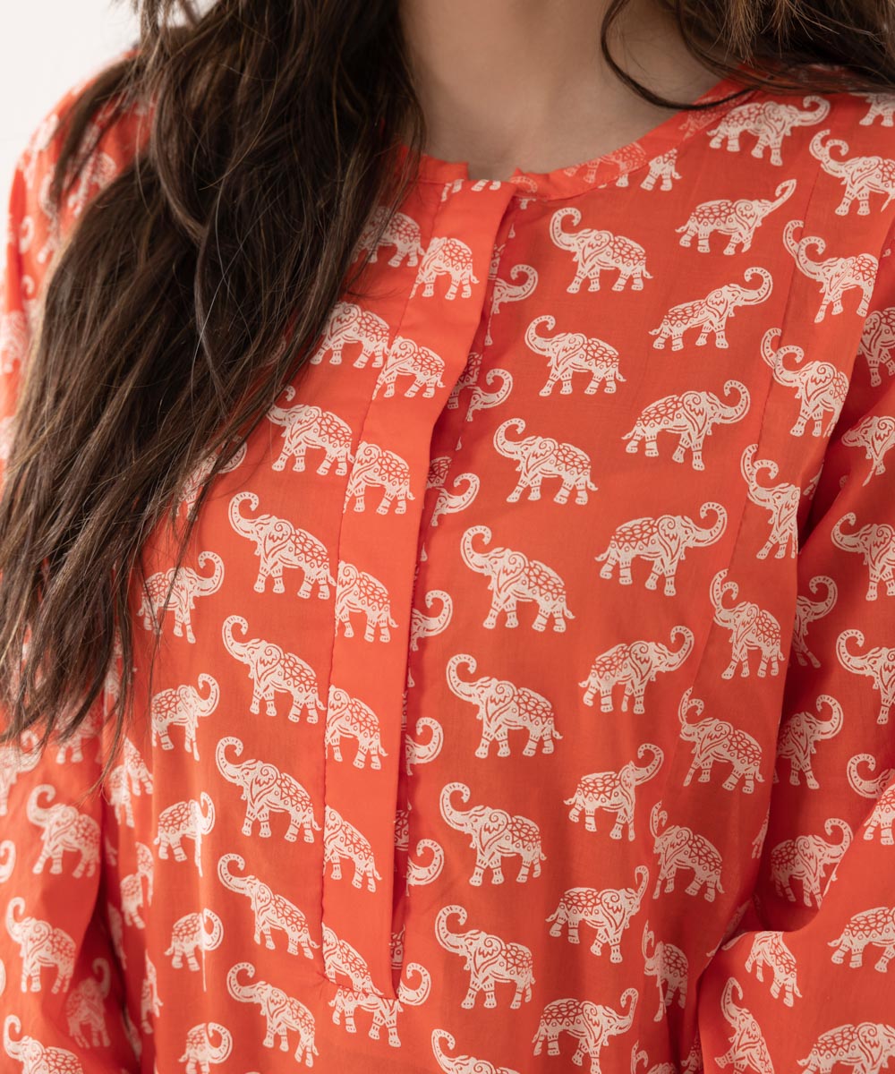 Sapphire - Printed Lawn Shirt