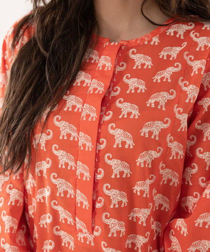 Sapphire - Printed Lawn Shirt