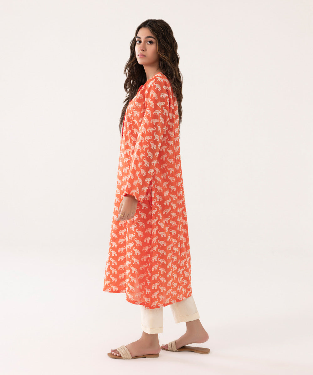 Sapphire - Printed Lawn Shirt