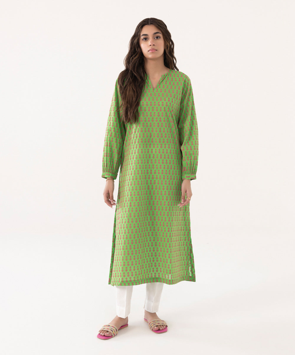 Sapphire - Printed Lawn Shirt