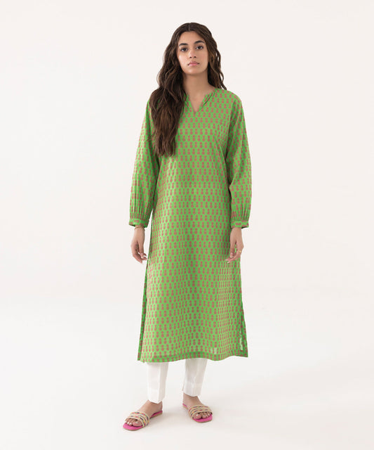 Sapphire - Printed Lawn Shirt