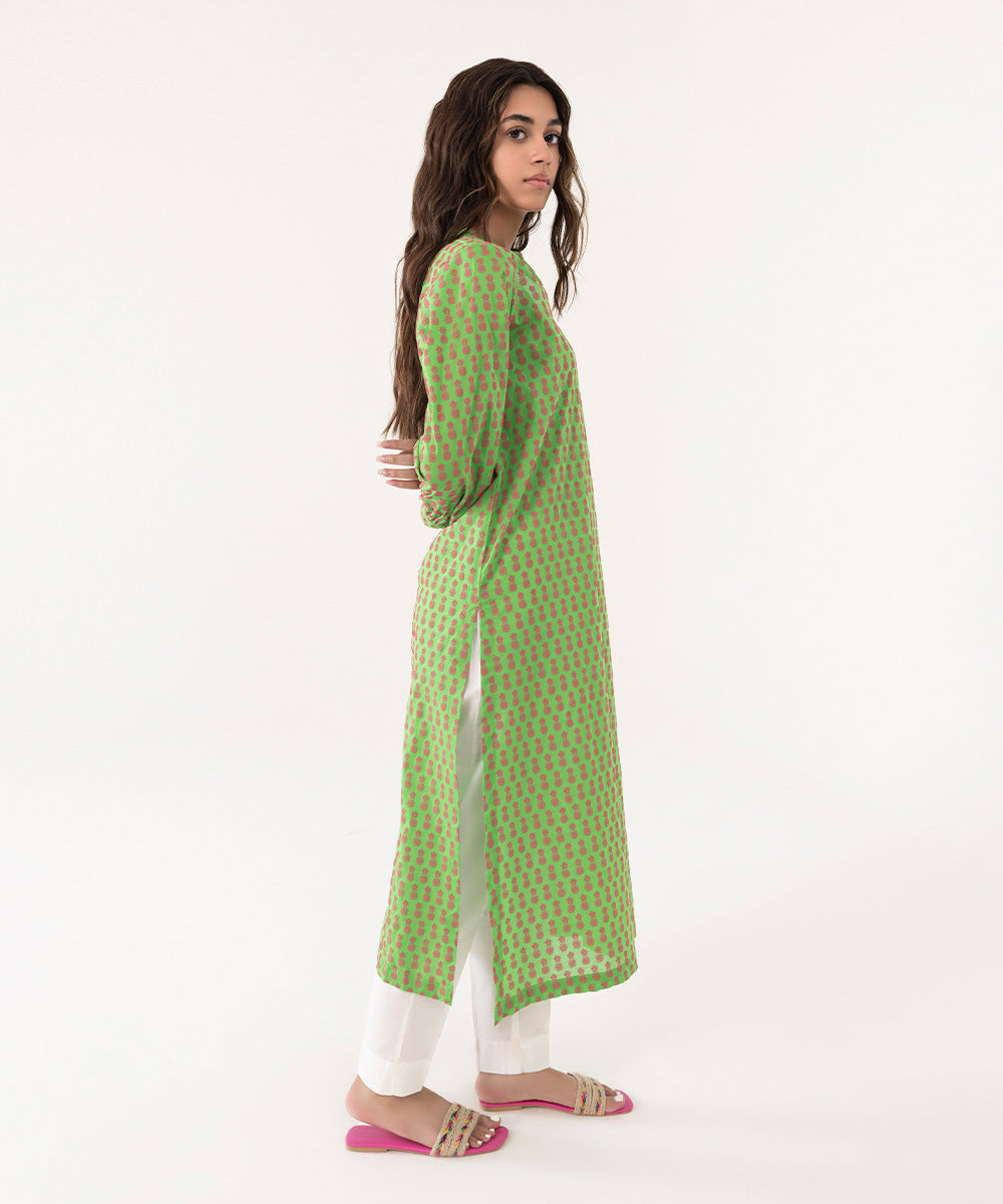 Sapphire - Printed Lawn Shirt