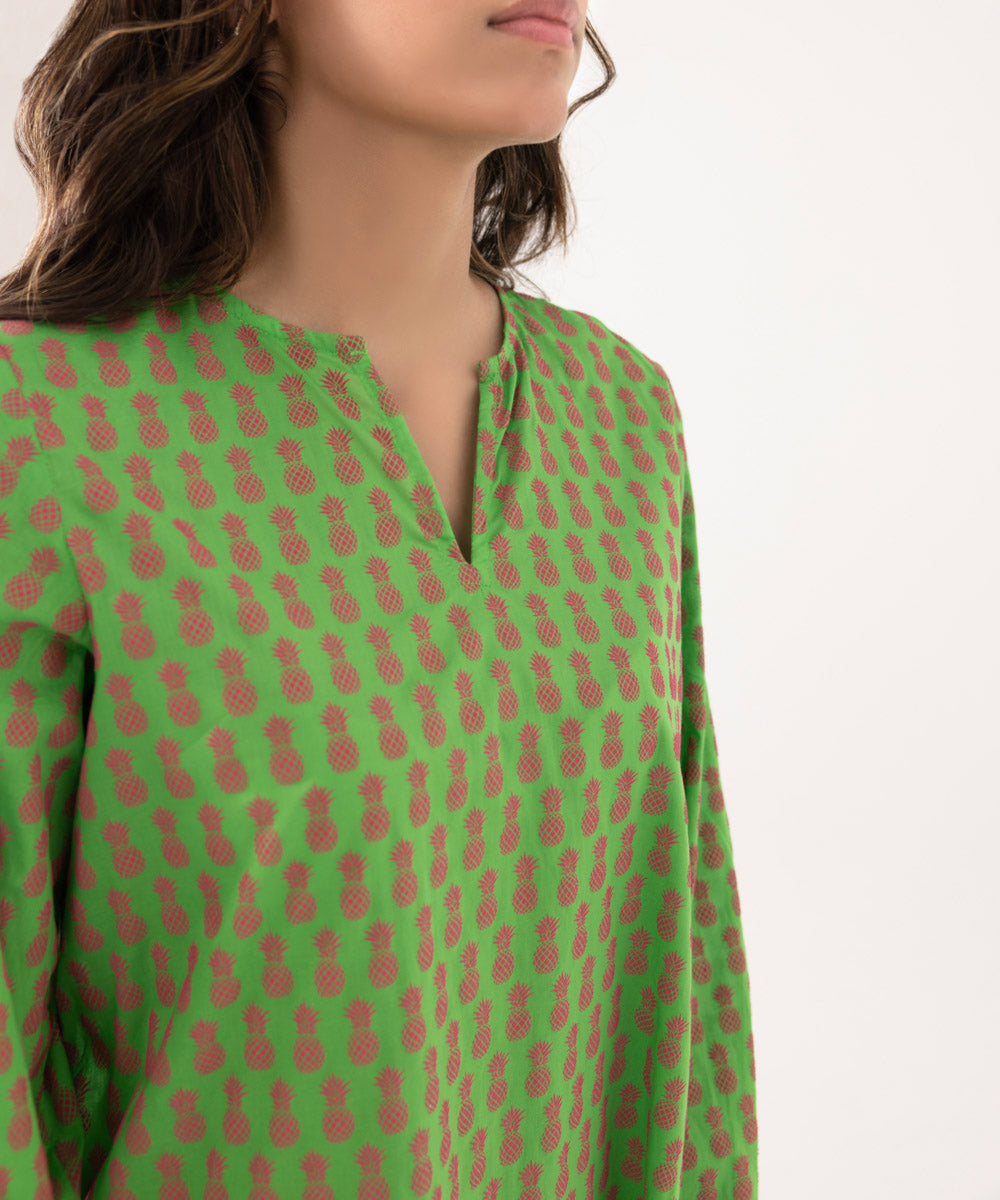 Sapphire - Printed Lawn Shirt