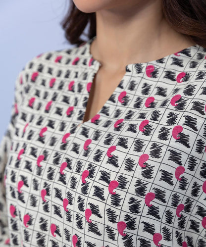 Sapphire - Printed Khaddar Shirt